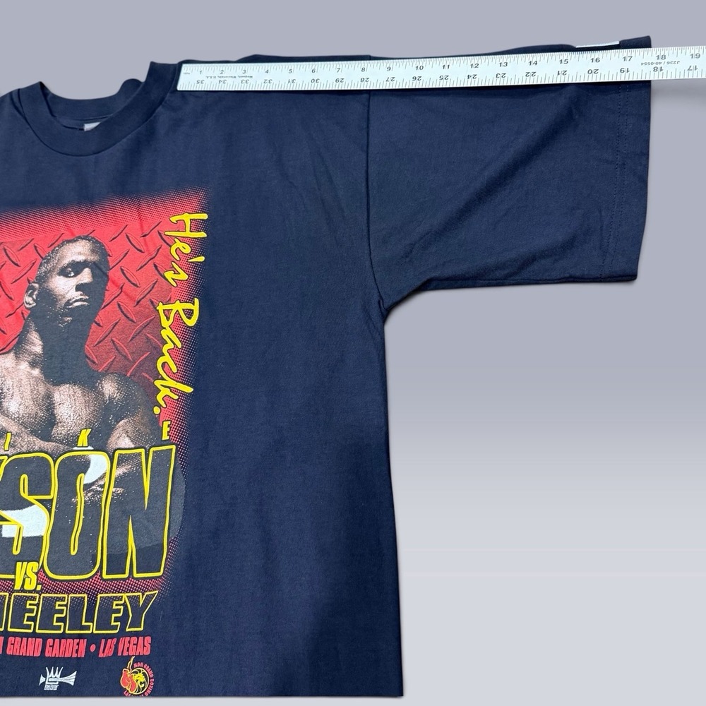 Vintage 1995 Mike Tyson vs McNeeley T-Shirt XL MGM Grand KO Wear Boxing NWOT - Picture 5 of 10